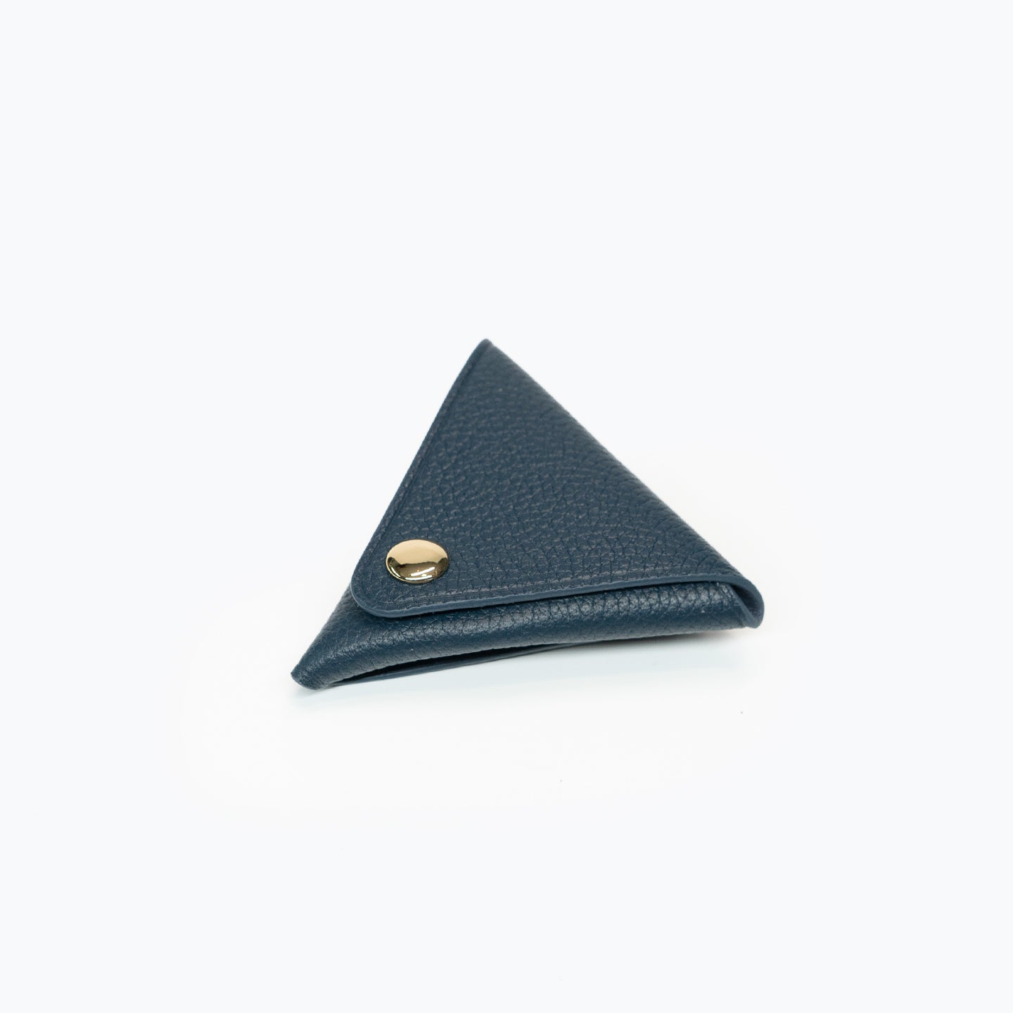 Triangle Coin Pouch - Prussian Blue - Crafune