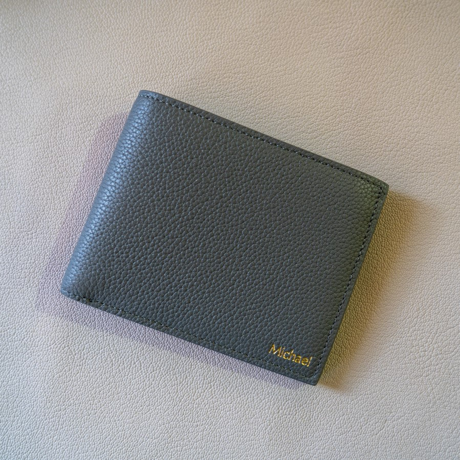 Fortis Bi-Fold Wallet - Pitch Black - Crafune