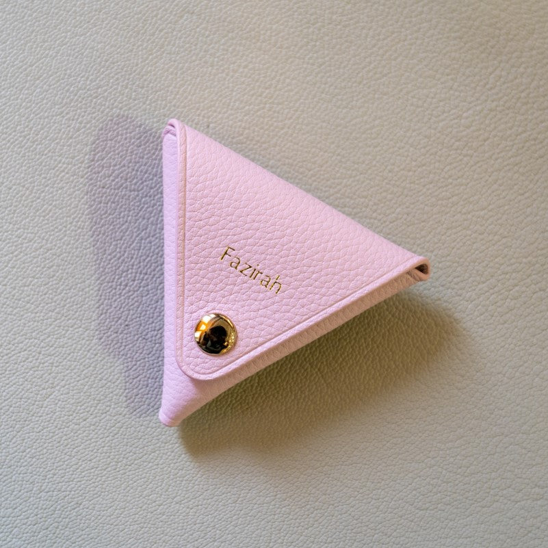 Triangle Coin Pouch - Fox Brown - Crafune