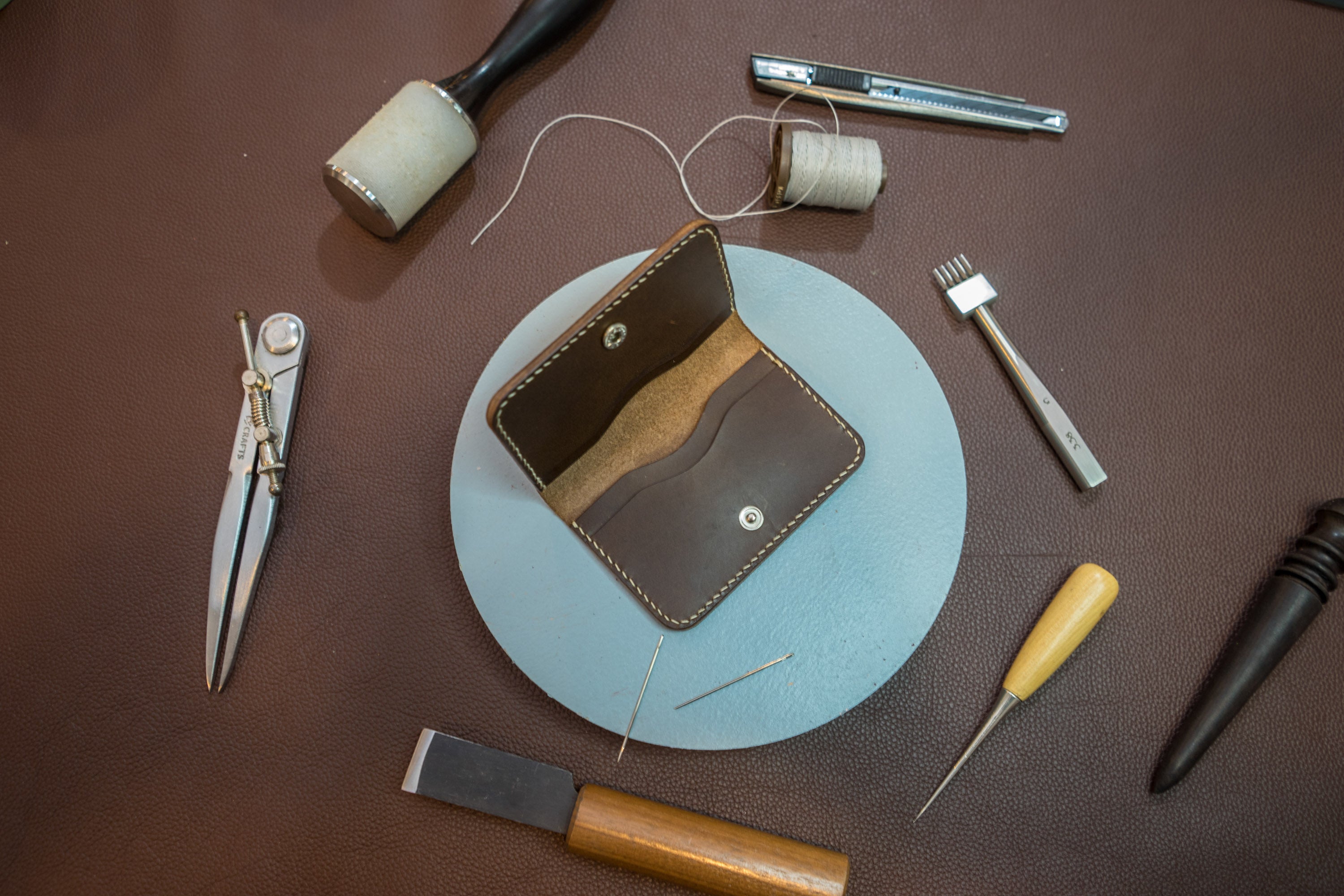 Card Case Wallet Workshop - New Bahru - Crafune