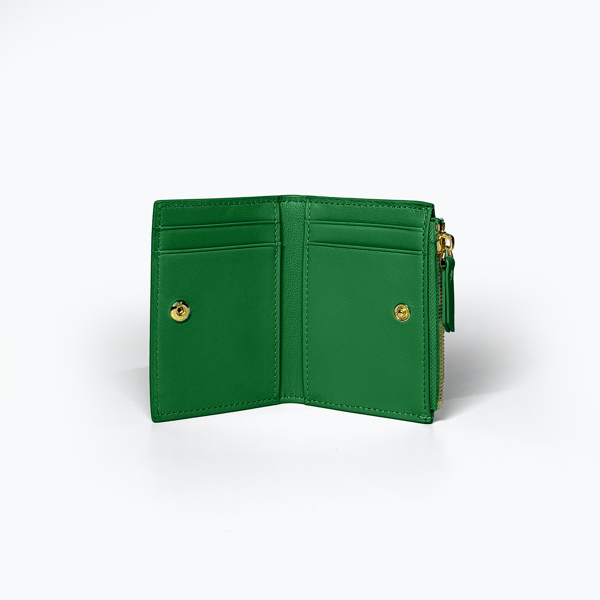 Zip Bifold - Spinach - Crafune