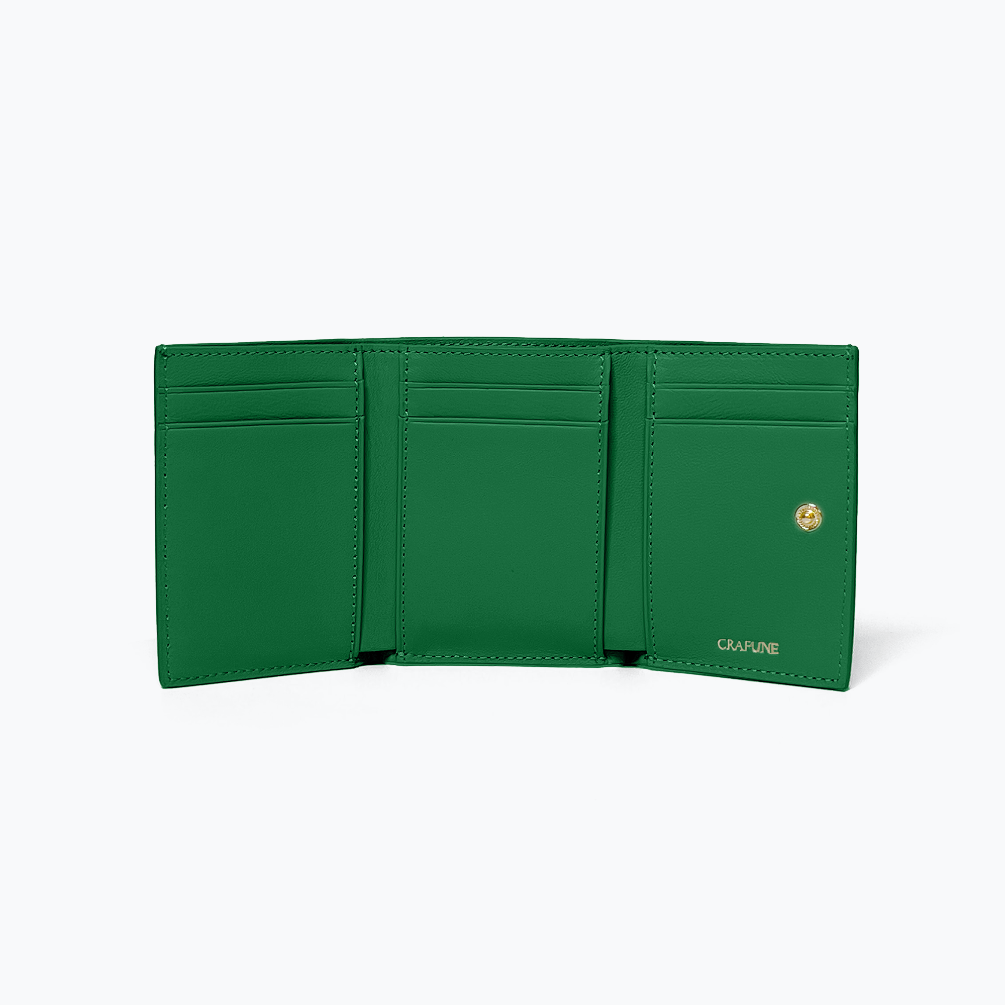 Trifold Wallet - Spinach - Crafune