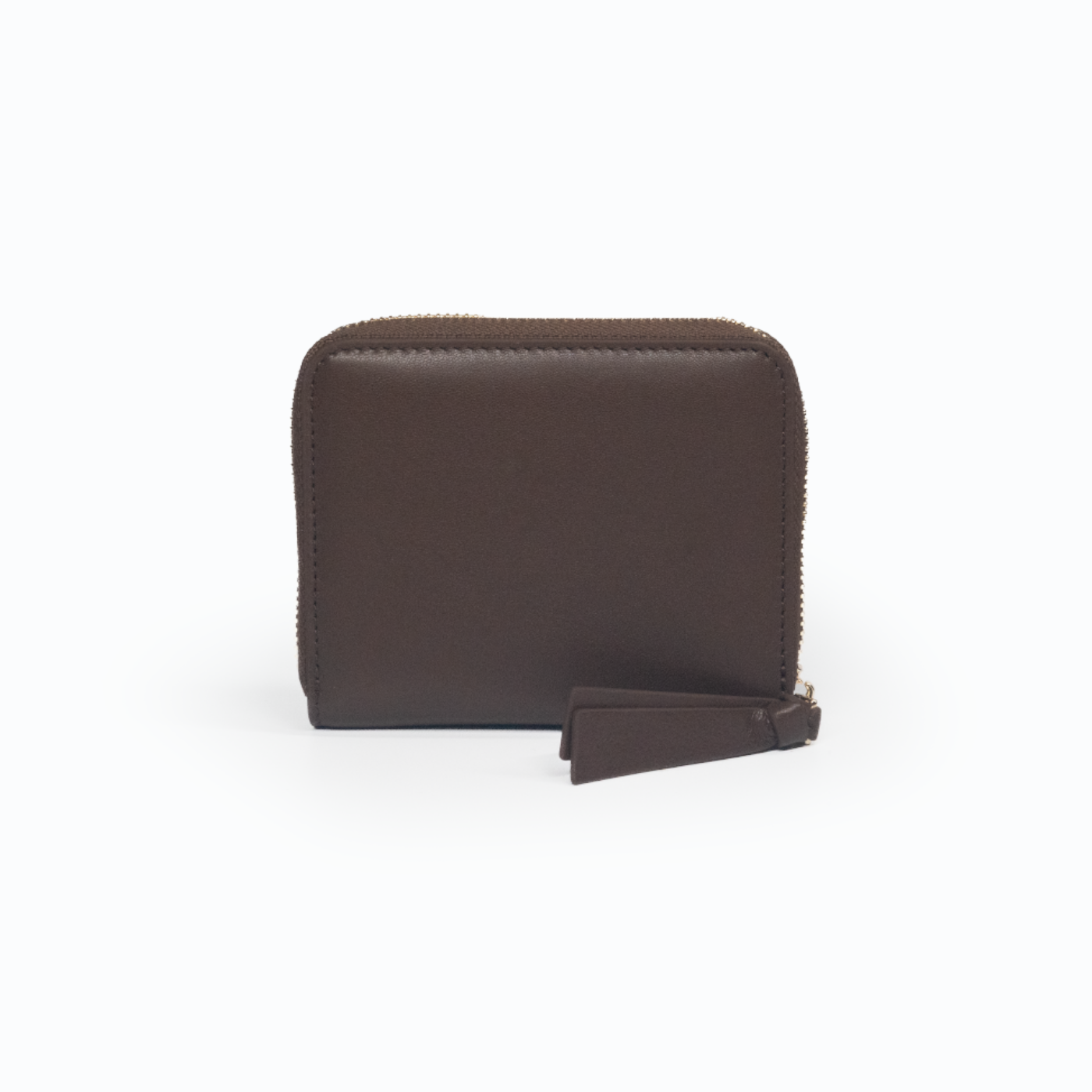 Pluto Short Zipper Wallet - Hot Chocolate - Crafune