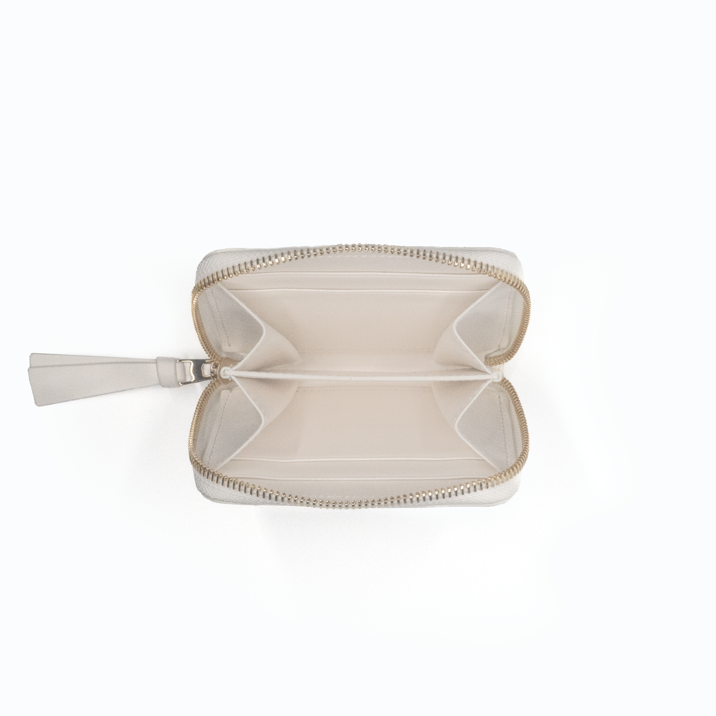 Pluto Short Zipper Wallet - Powder Blue - Crafune