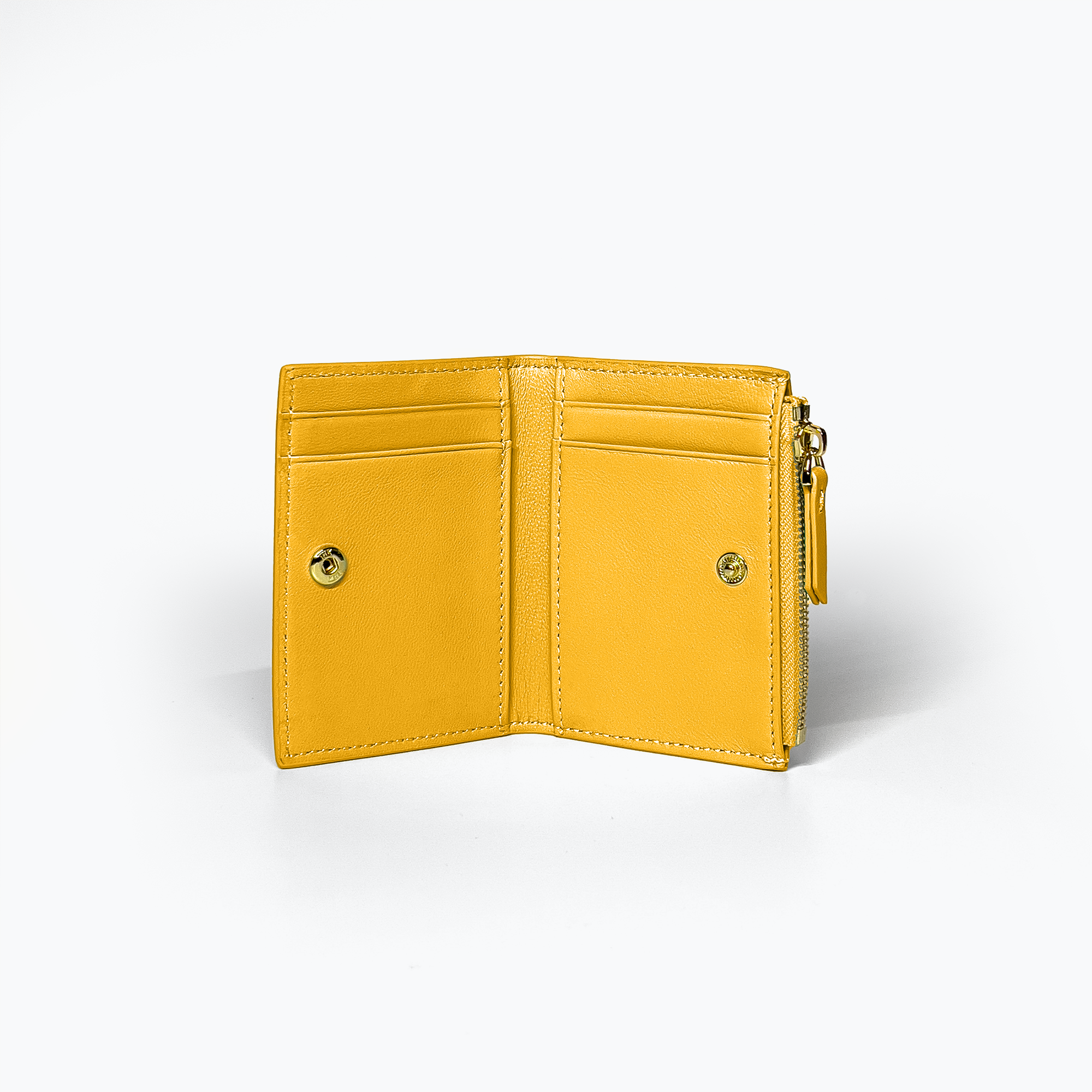 Zip Bifold - Mustard - Crafune