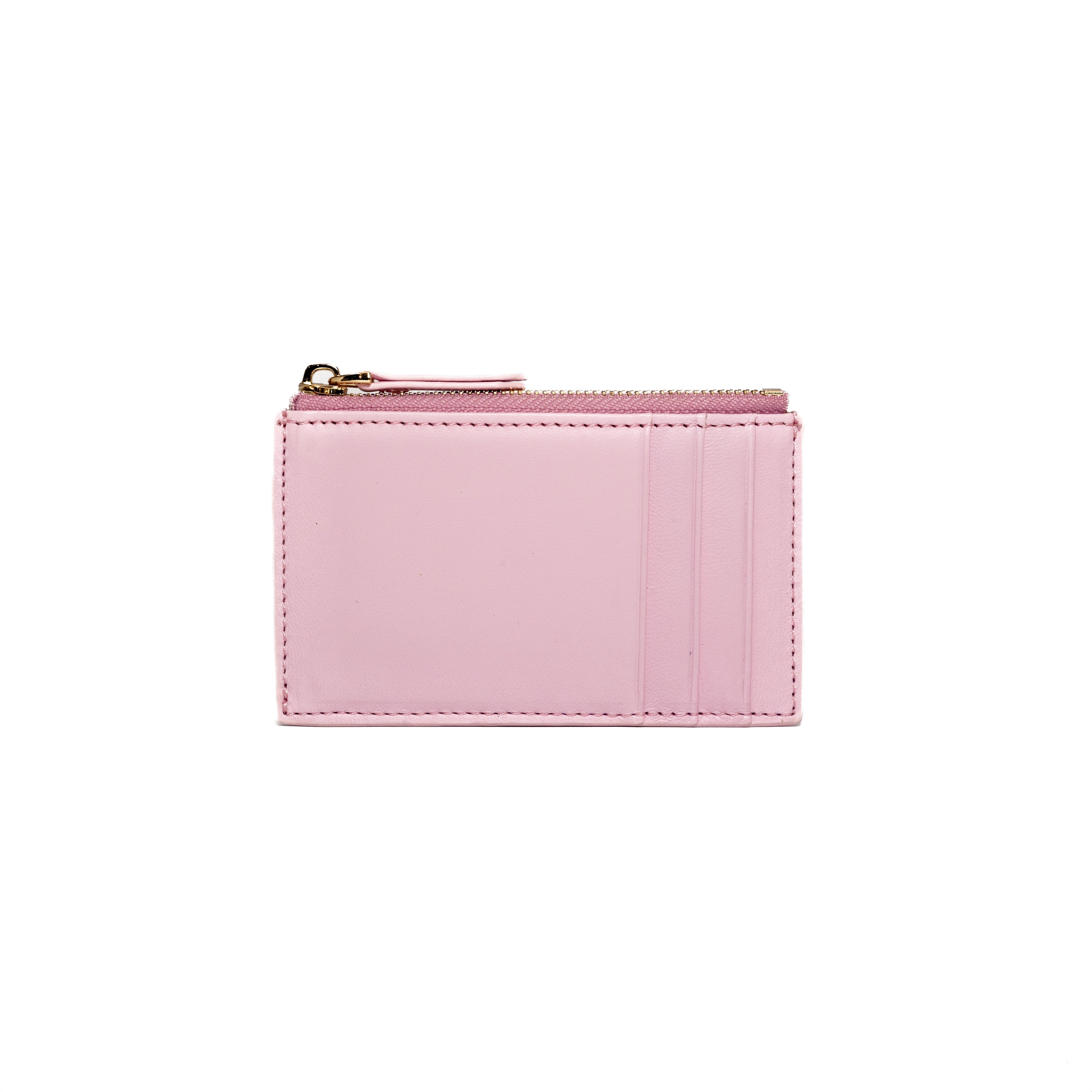 Zip Cardholder - Strawberry Milk - Crafune