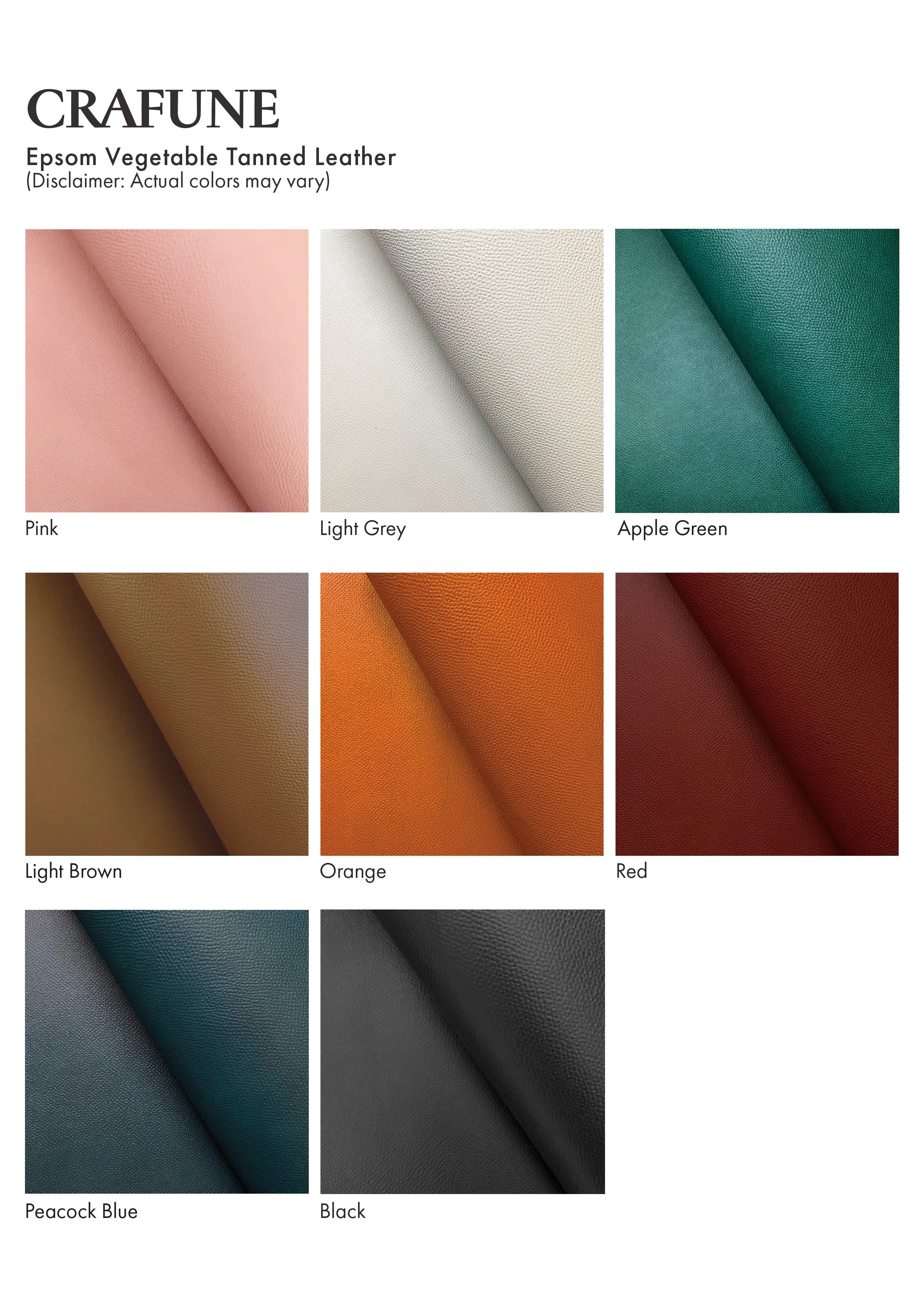 Epsom Leather - Green - Crafune