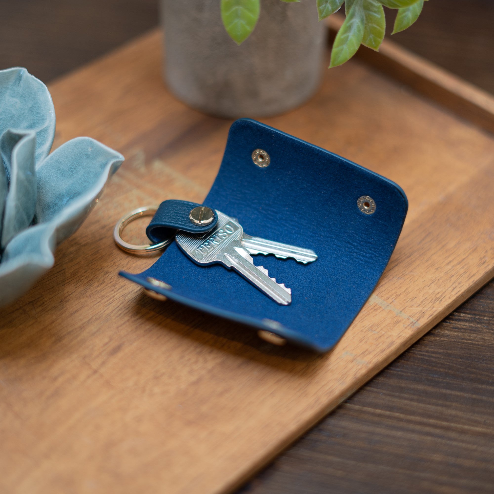 Key Pouch - Prussian Blue - Crafune