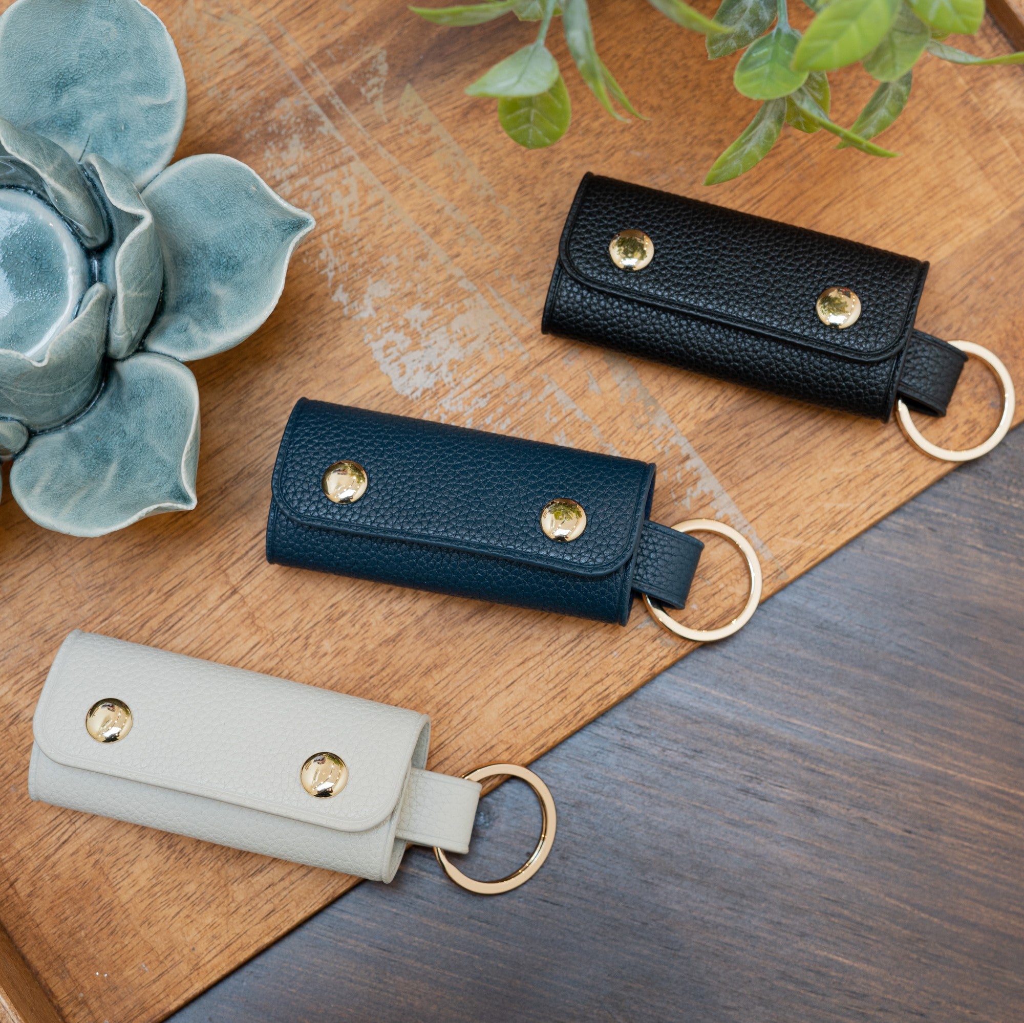 Key Pouch - Prussian Blue - Crafune