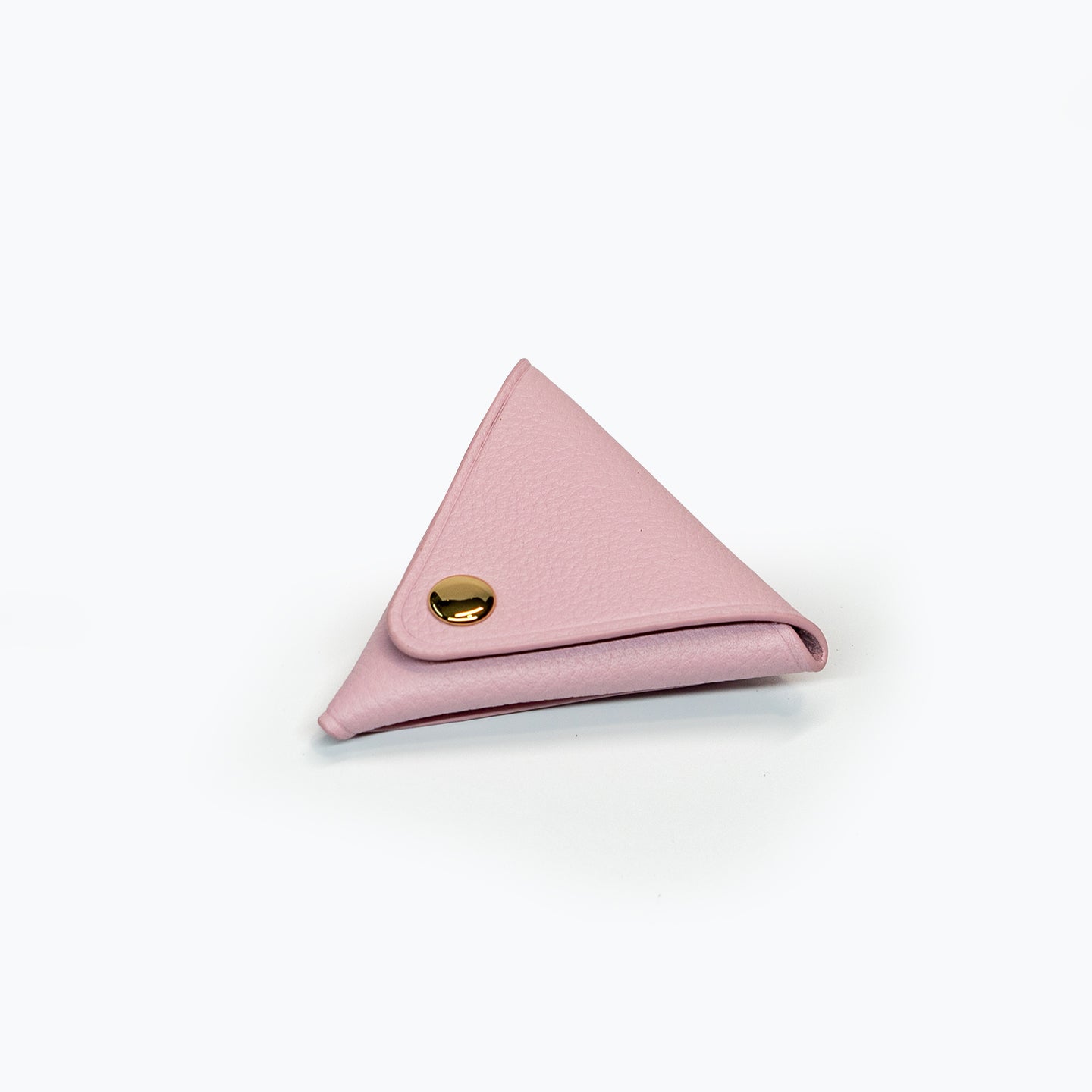 Triangle Coin Pouch - Baby Pink - Crafune