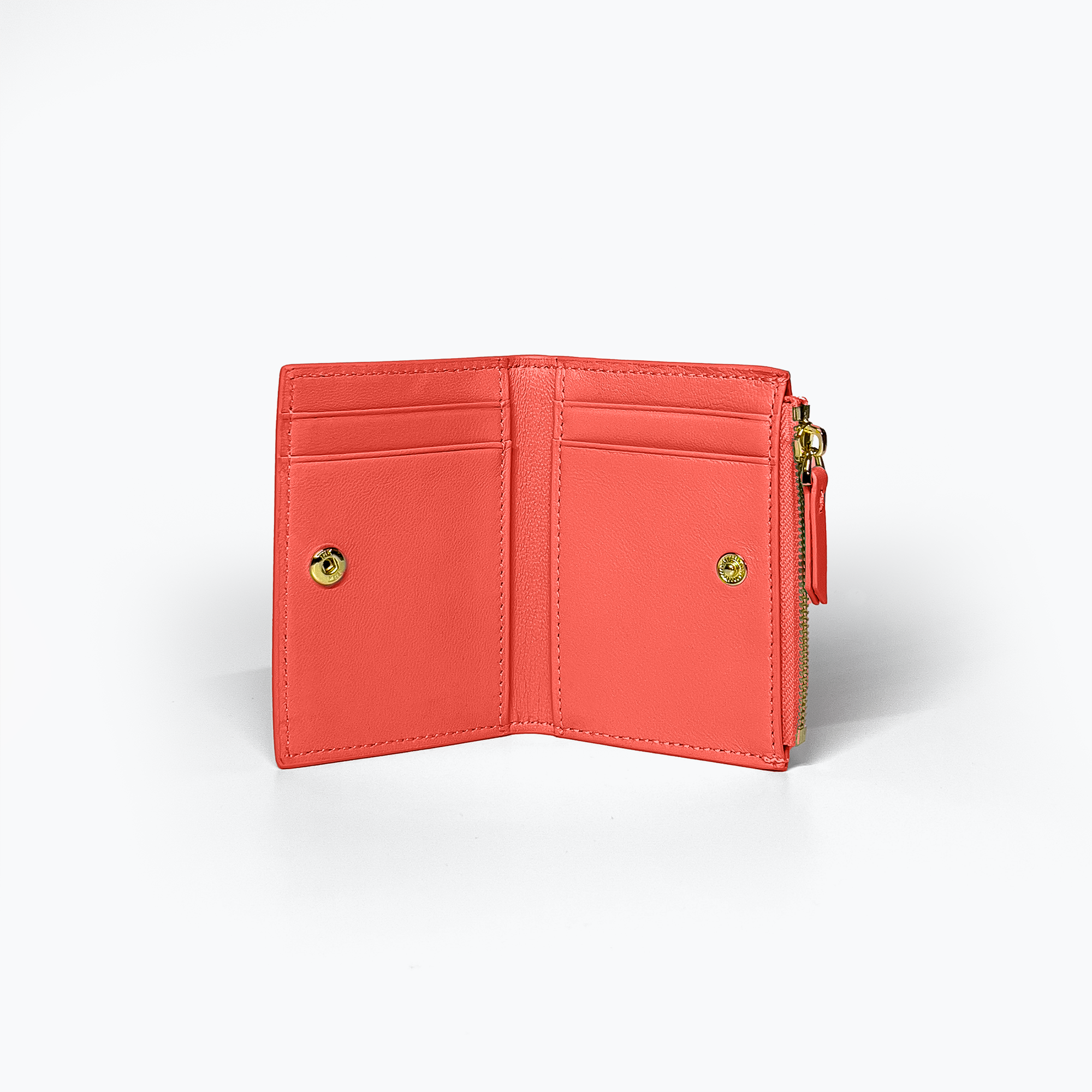 Zip Bifold - Tomato - Crafune
