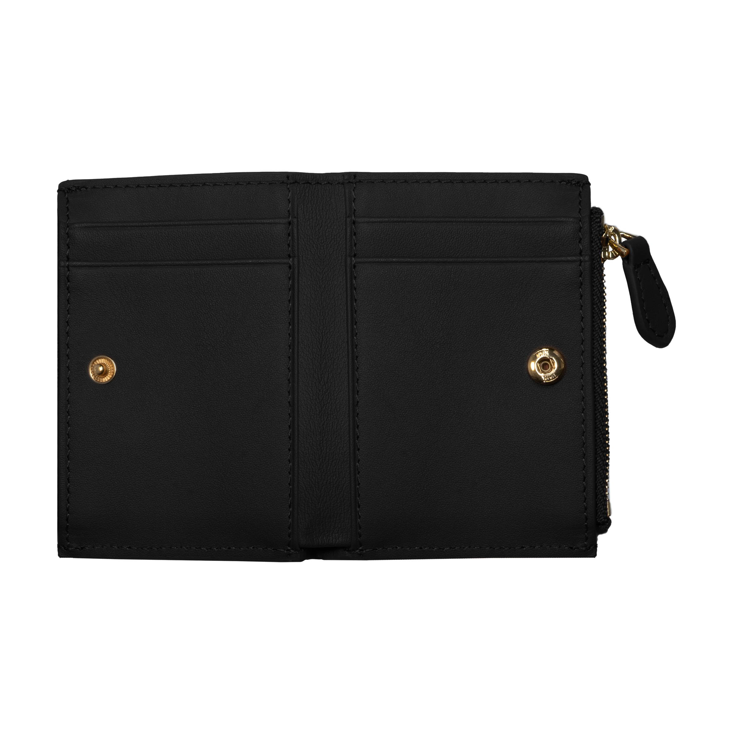 Klara Zip Bifold - Black - Crafune