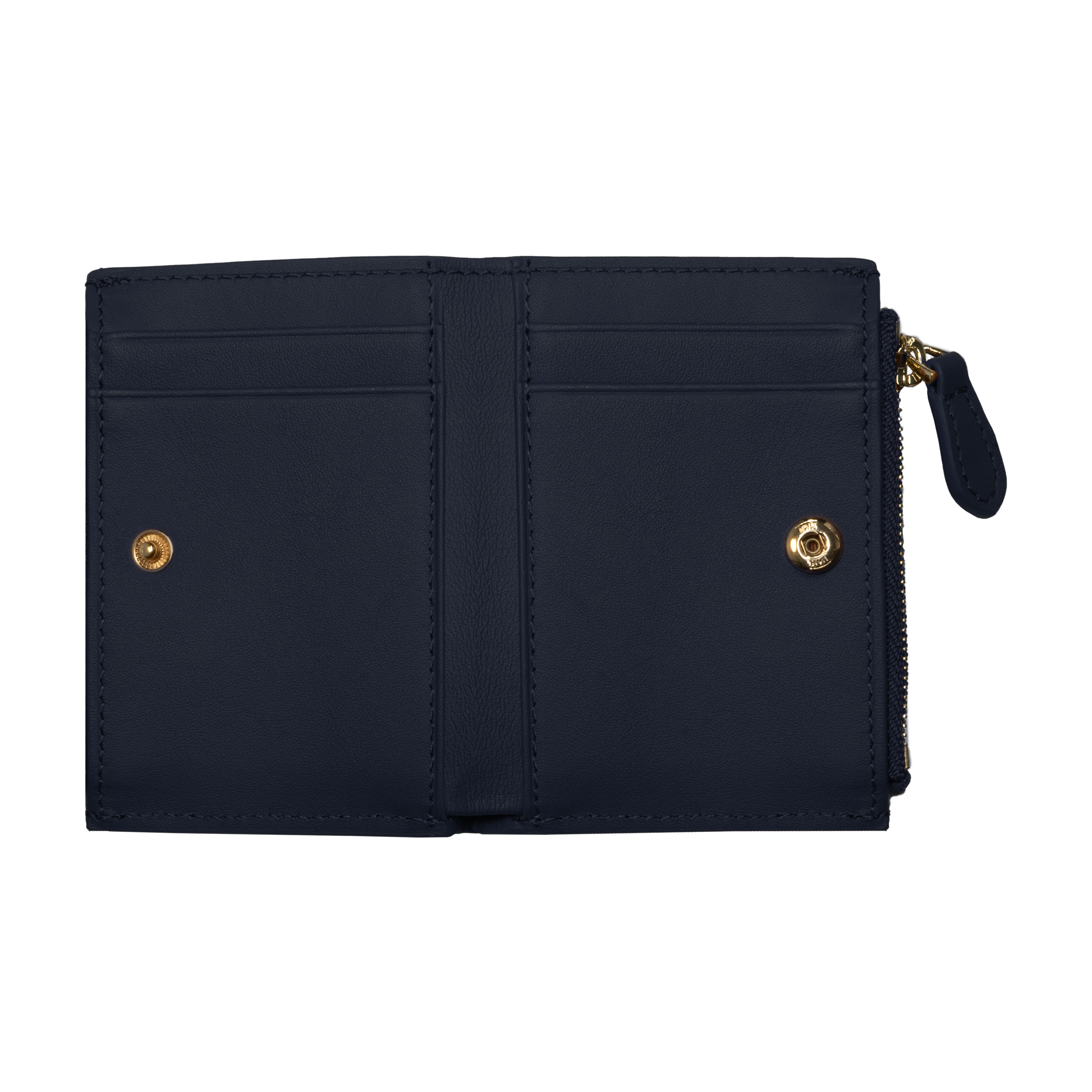 Klara Zip Bifold - Blue - Crafune