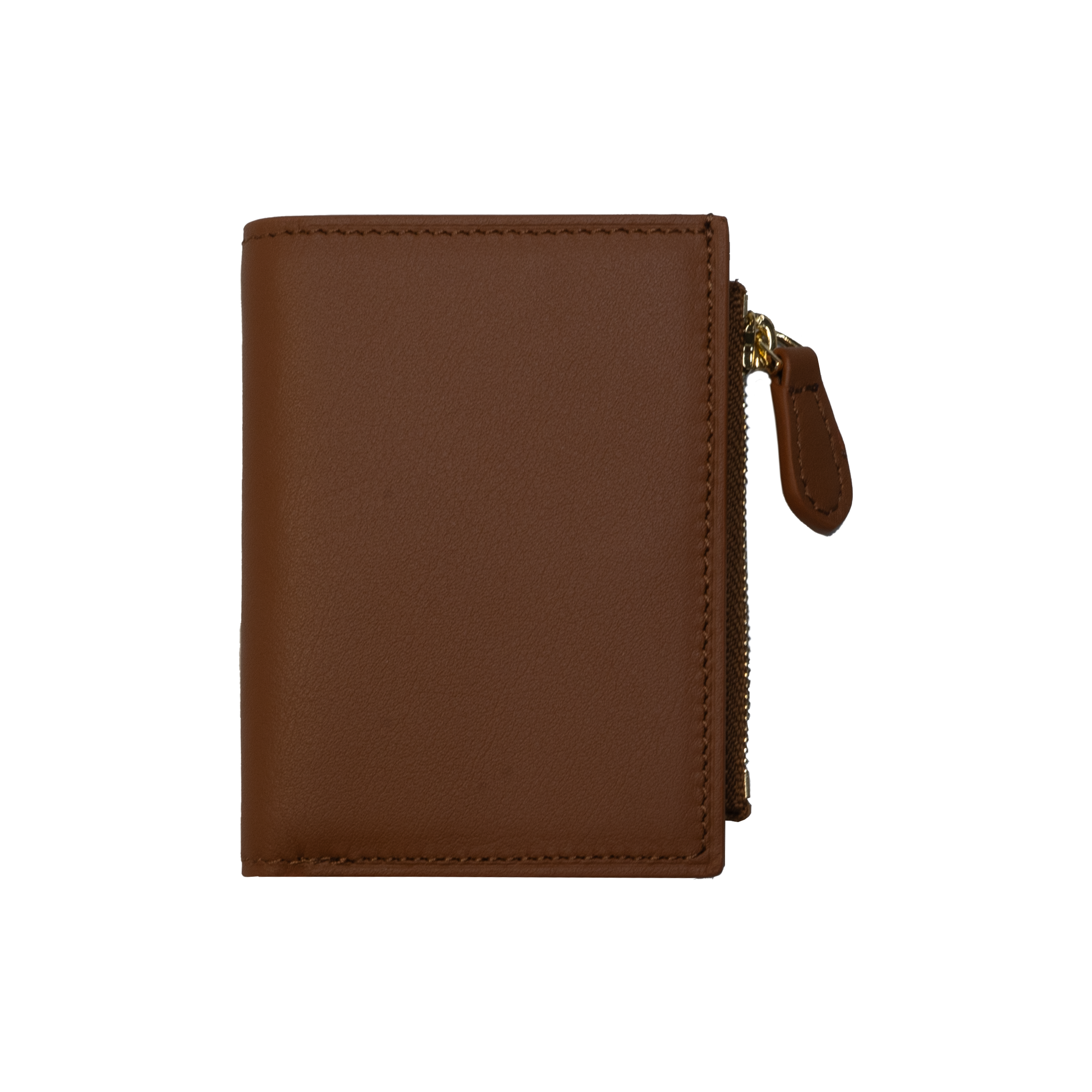 Klara Zip Bifold - Brown - Crafune