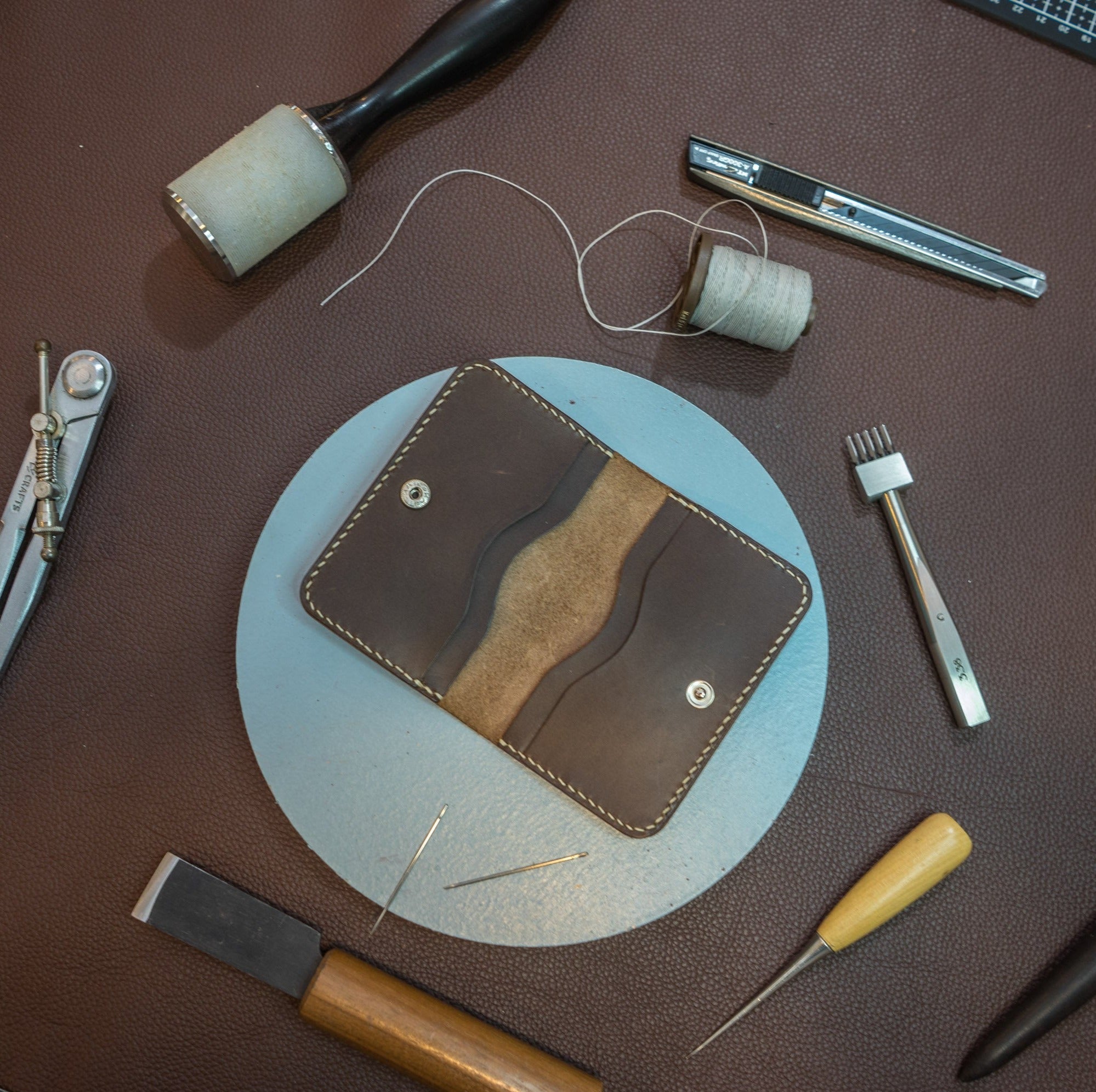 Card Case Wallet Workshop - New Bahru - Crafune