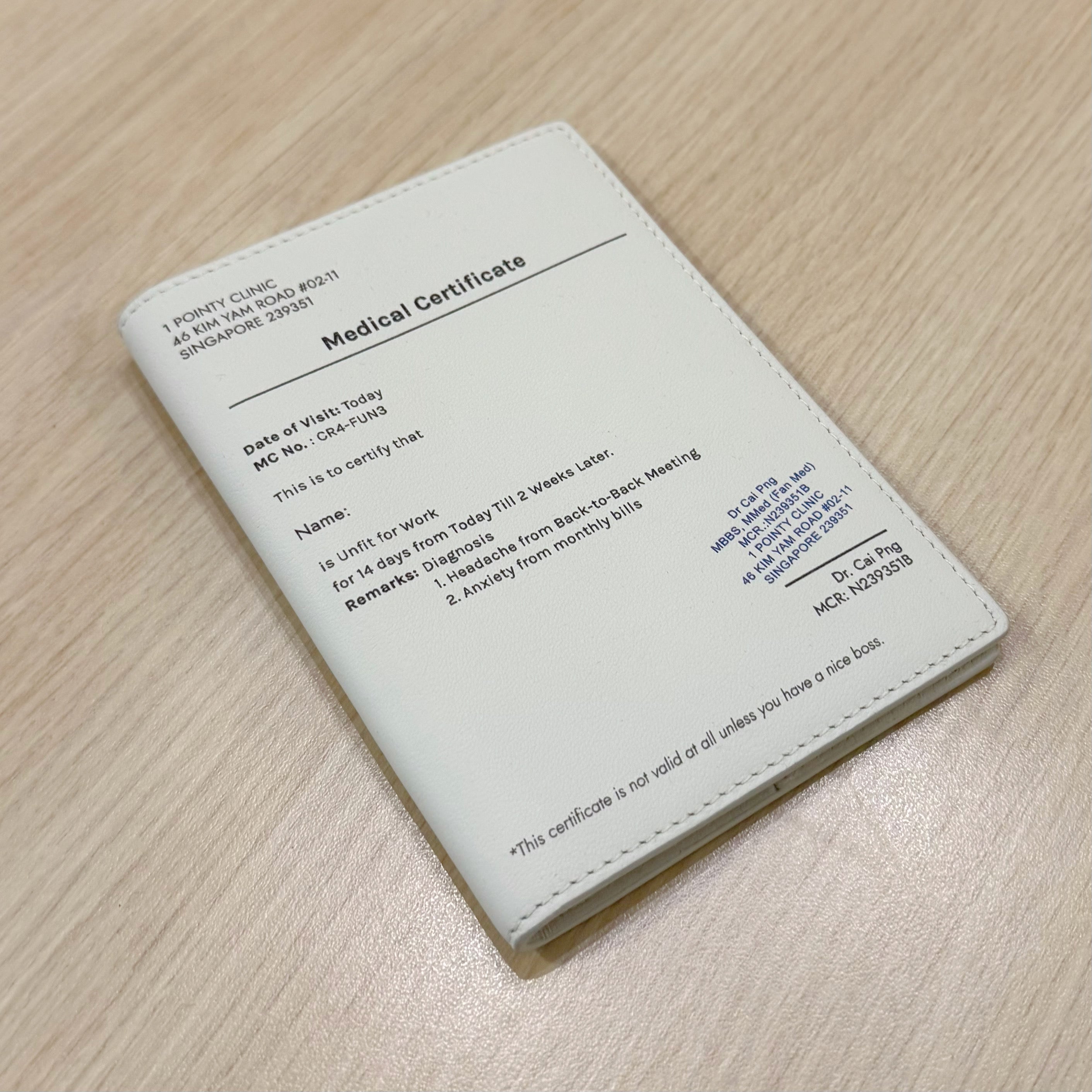 (Pre-Order) MC Passport Holder