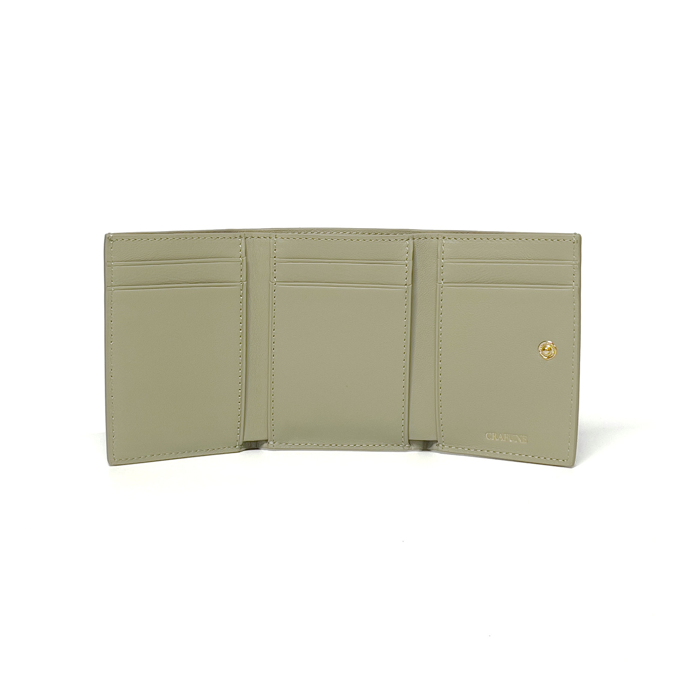 Trifold Wallet - Pistachio - Crafune