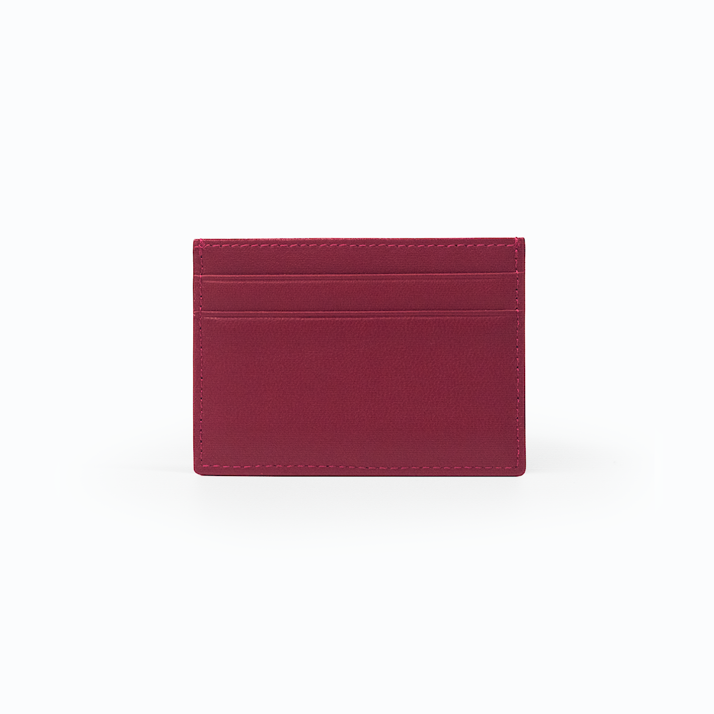 Lyra Card Holder - Deep Carmine - Crafune