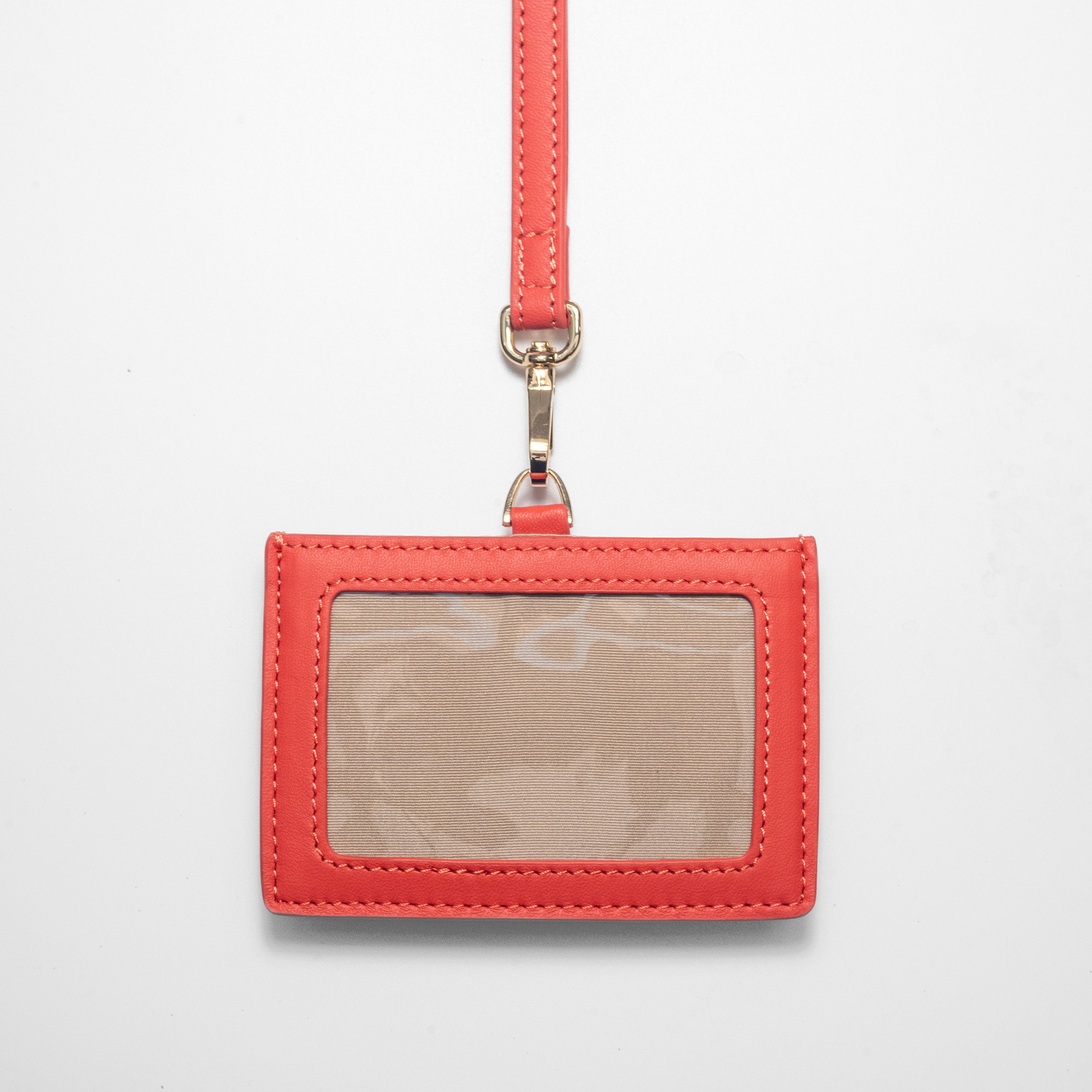 Zip Lanyard - Tomato