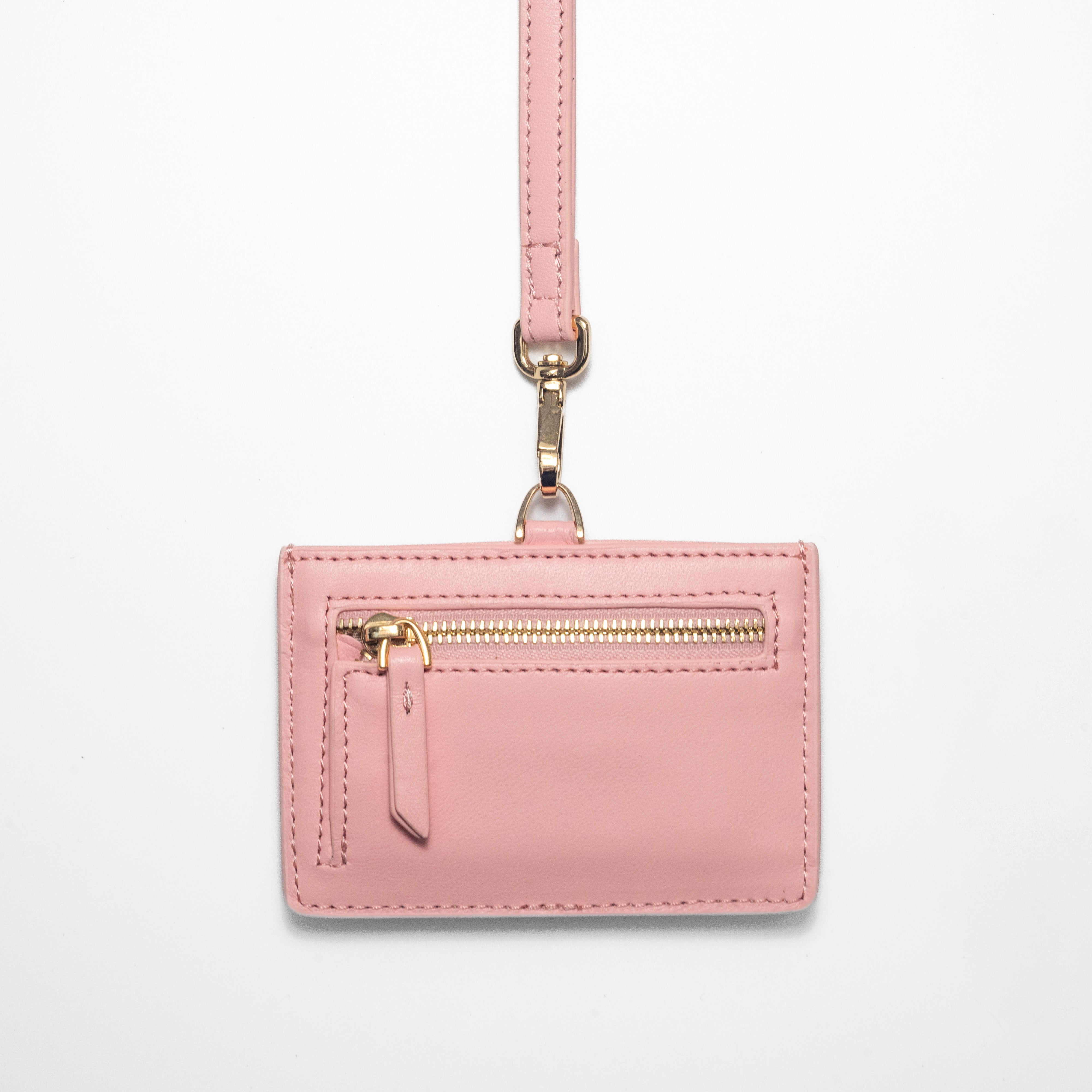 Zip Lanyard - Strawberry Milk - Crafune