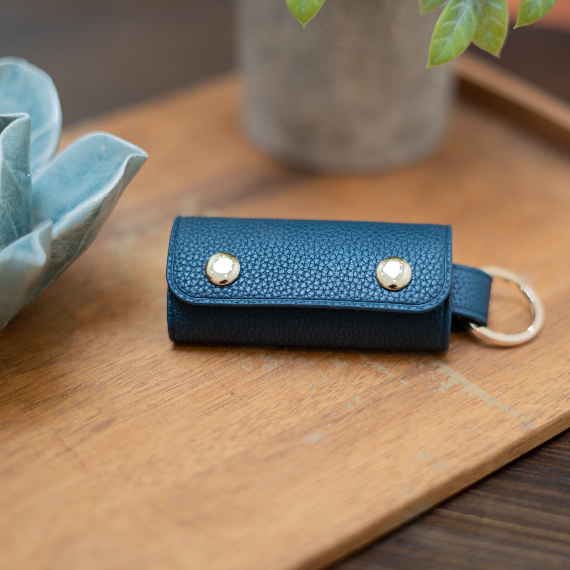 Key Pouch - Prussian Blue - Crafune
