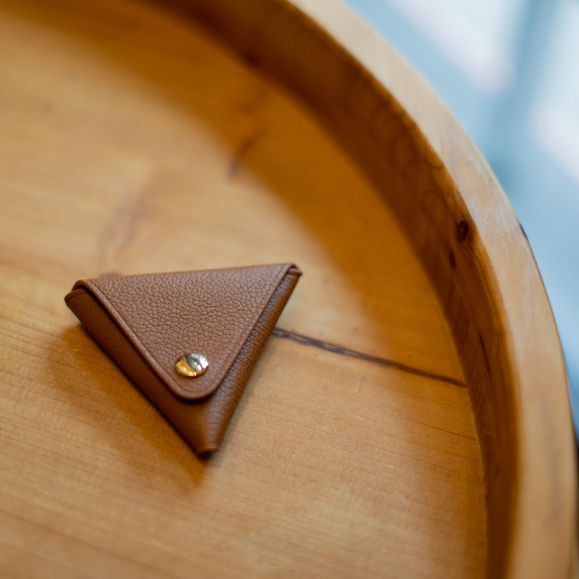 Triangle Coin Pouch - Fox Brown - Crafune