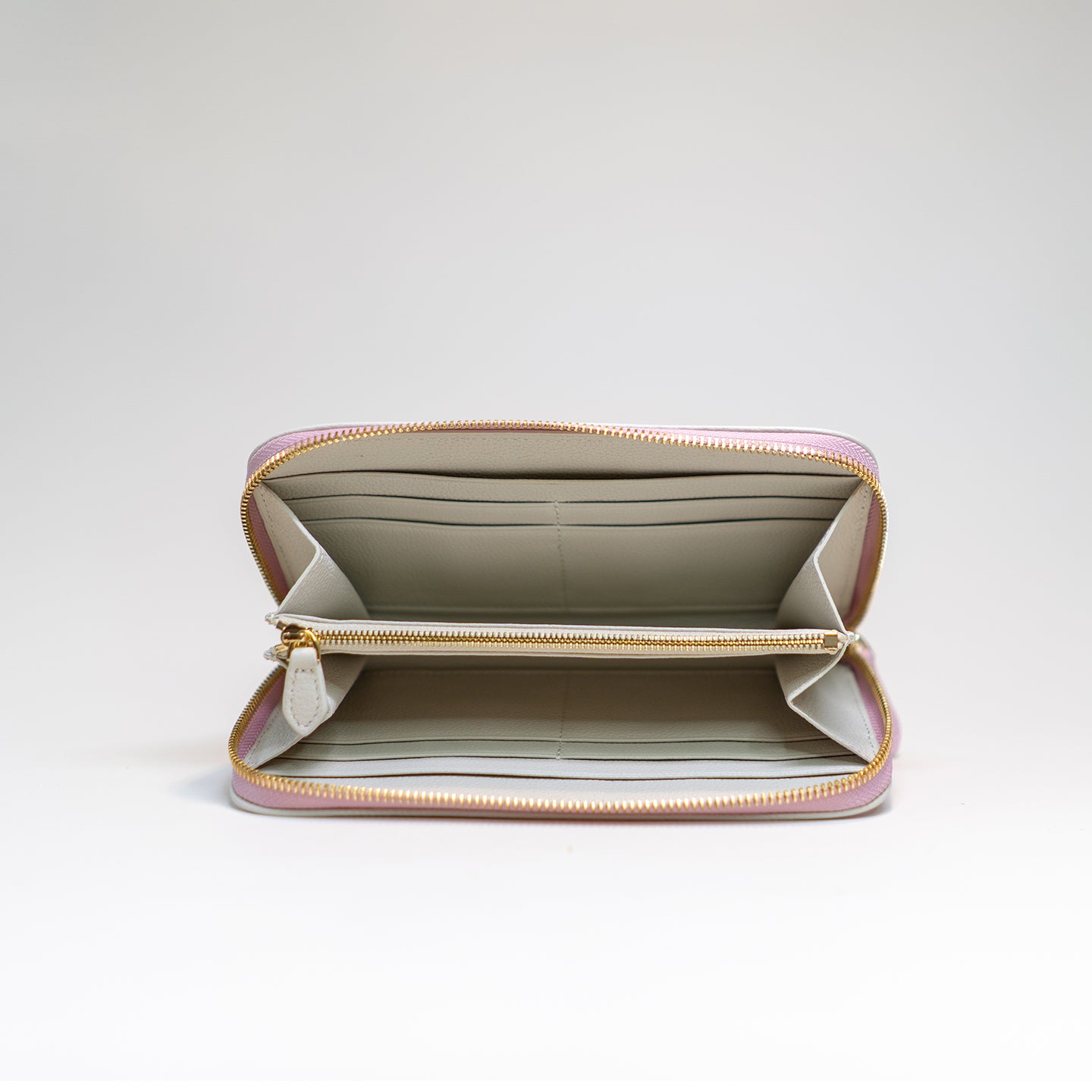Alva Long Wallet - Baby Pink - Crafune