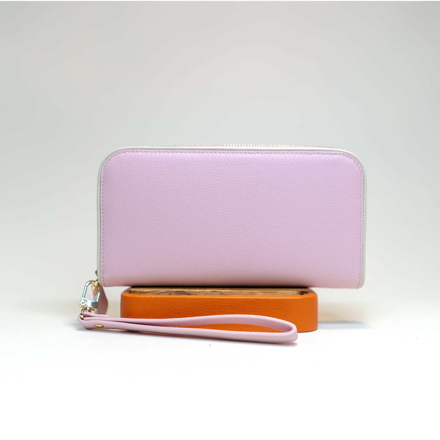 Alva Long Wallet - Baby Pink - Crafune